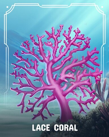 Lace Corals Badge - Mahjong Garden HD