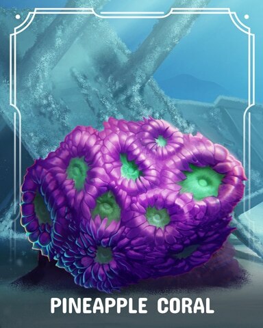 Pineapple Corals Badge - World Class Solitaire HD