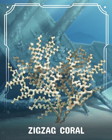 Zigzag Corals Badge - Jungle Gin HD