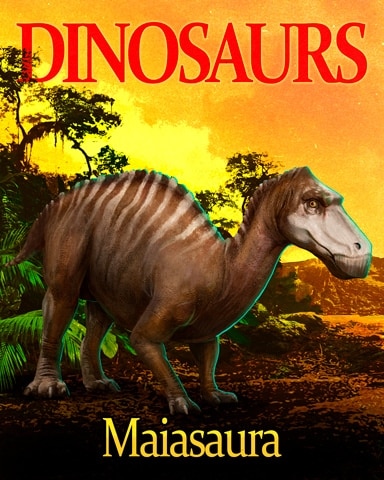 Maiasaura Dinosaurs Badge - World Class Solitaire HD