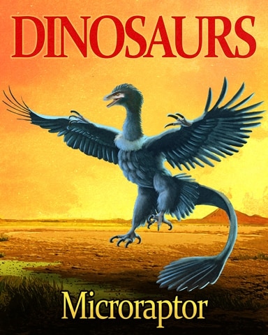 Microraptor Dinosaurs Badge - MONOPOLY Sudoku