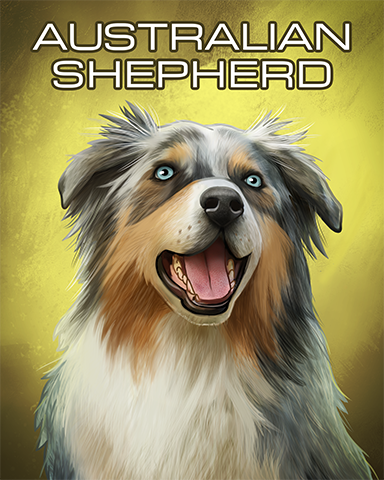 Australian Shepherd Badge - Trizzle