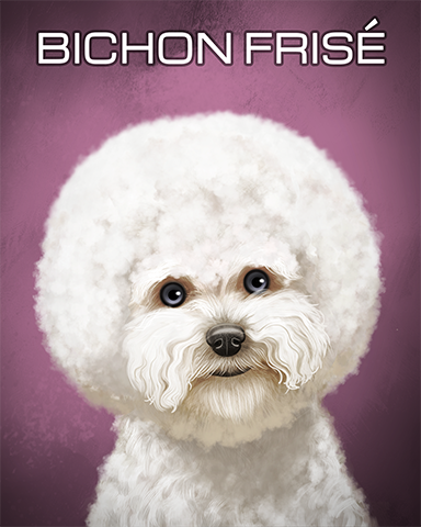 Bichon Frise Badge - Sweet Tooth Town