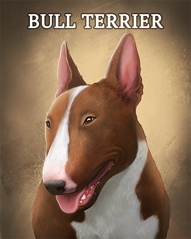 Bull Terrier Badge - Word Search Daily HD