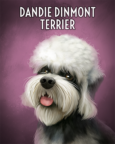 Dandie Dinmont Terrier Badge - Vaults Of Atlantis Slots