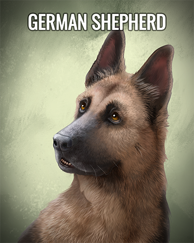 German Shepherd Badge - Quinn's Aquarium