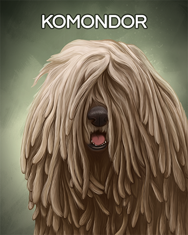 Komondor Badge - Spades HD