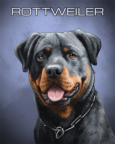 Rottweiler Badge - Vaults Of Atlantis Slots