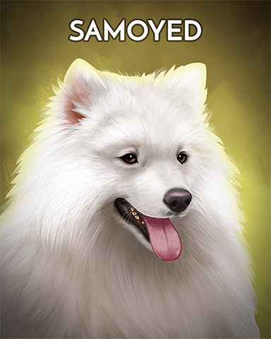 Samoyed Badge - Poppit! Bingo