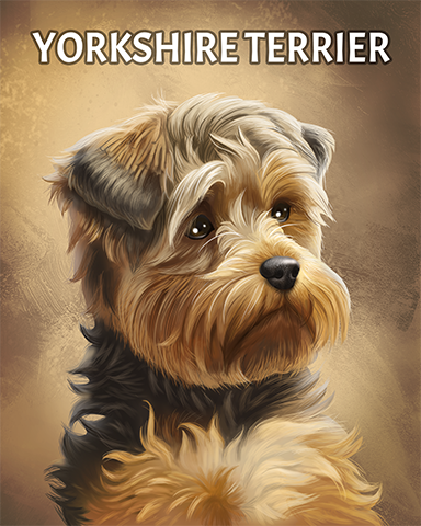 Yorkshire Terrier Badge - A Way With Words