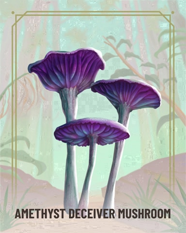 Amethyst Deceiver Fungi Badge - World Class Solitaire HD