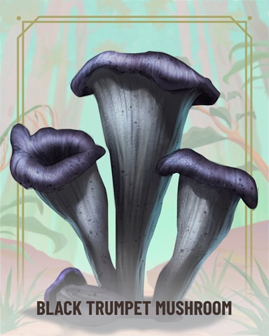 Black Trumpet Fungi Badge - MONOPOLY Sudoku