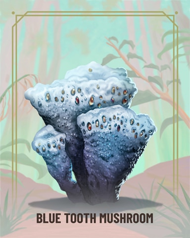 Blue Tooth Fungi Badge - Snowbird Solitaire