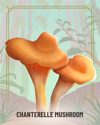 Chanterelle Fungi Badge - Mahjong Garden HD