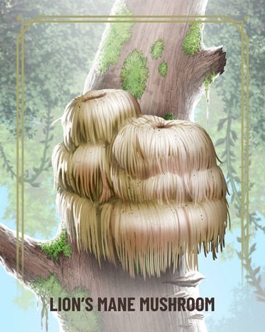 Lion's Mane Fungi Badge - Jungle Gin HD