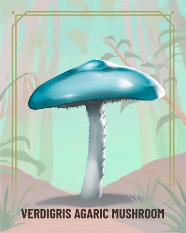 Verdigris Agaric Fungi Badge - Crossword Cove HD