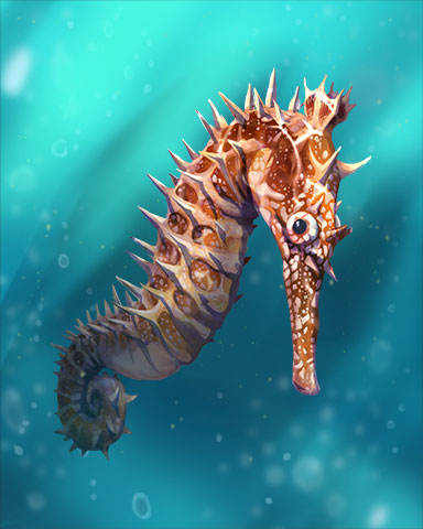 Seahorse Badge - Jigsaw Treasure Hunter HD