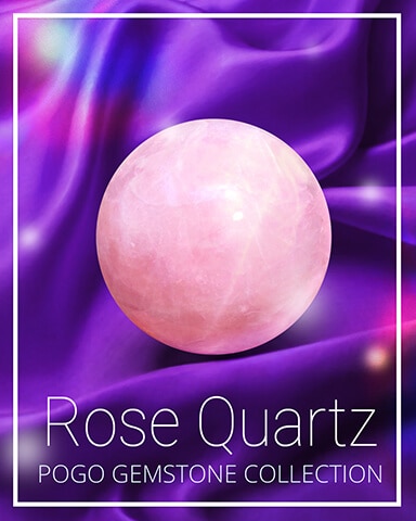 Rose Quartz Gemstone Badge - Anagrams