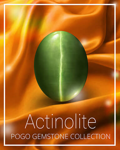 Actinolite Gemstone Badge - Sweet Tooth Town