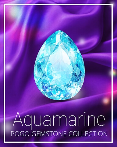 Aquamarine Gemstone Badge - Jigsaw Treasure Hunter HD