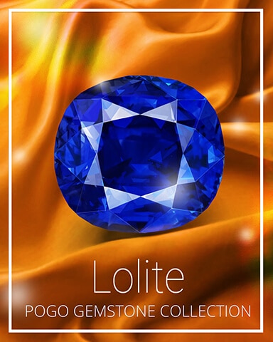 Lolite Gemstone Badge - First Class Solitaire HD