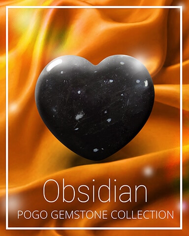 Obsidian Gemstone Badge - Canasta HD