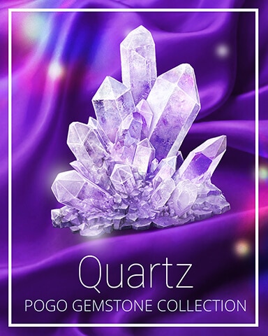 Quartz Gemstone Badge - Jewel Academy