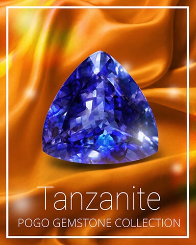 Tanzanite Gemstone Badge - Bejeweled Stars