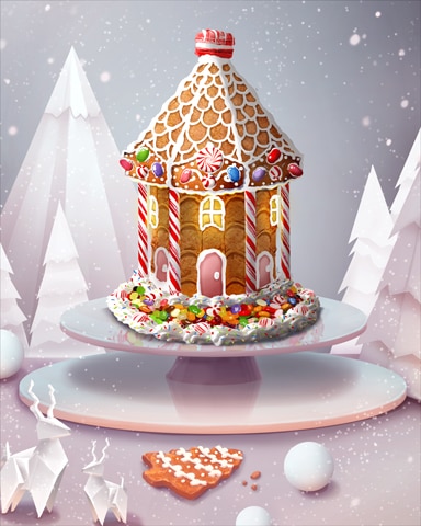 Candy Gazebo Gingerbread Badge - Payday Freecell HD