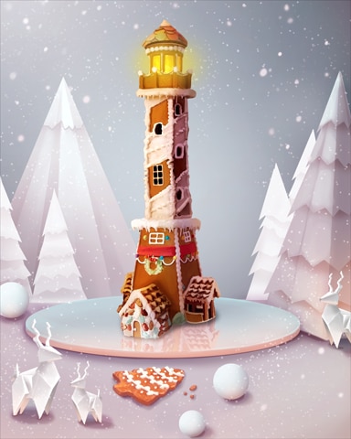 Lighthouse Gingerbread Badge - MONOPOLY Sudoku