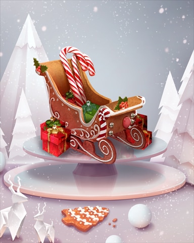Sleigh Gingerbread Badge - Rainy Day Spider Solitaire HD