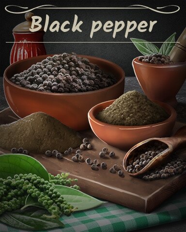 Black Pepper Badge - Word Whomp HD