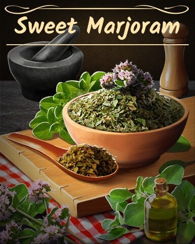 Sweet Marjoram Badge - Canasta HD