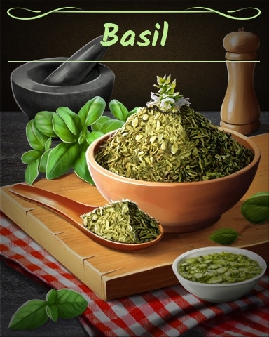 Basil Leaves Badge - Canasta HD