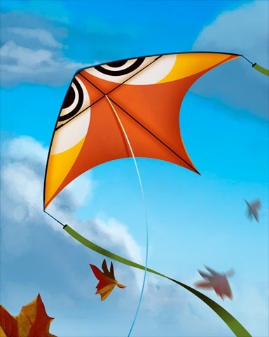 Gazing Eyes Kites Badge - First Class Solitaire HD