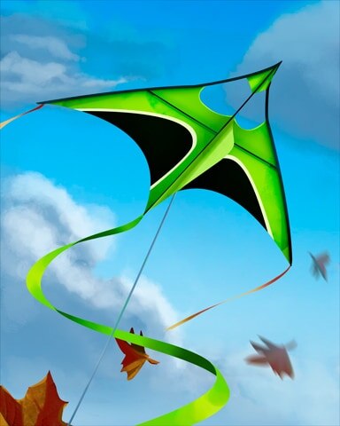 Stylized Bird Kites Badge - World Class Solitaire HD