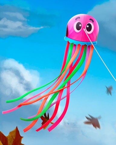 Jellyfish Kites Badge - First Class Solitaire HD