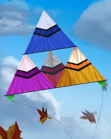 Multi-Pyramid Kites Badge - Dice City Roller HD