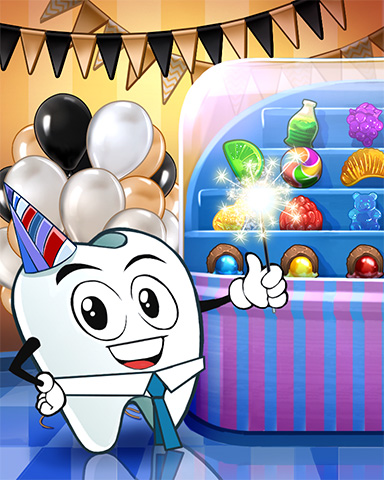 Pogo Toothy's Party Treats Badge