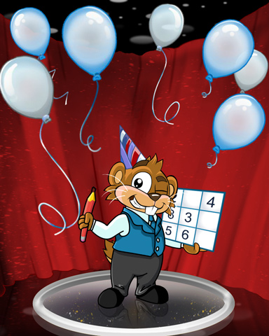 Daily Sudoku Birthday Badge - Pogo™ Daily Sudoku