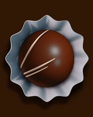 Almond Truffle Badge - Jigsaw Treasure Hunter HD