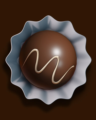 Hazelnut Truffle Badge - Quinn's Aquarium