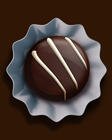 Dark Chocolate Truffle Badge - Turbo 21 HD