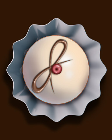 Raspberry Cordial Badge - Word Whomp HD