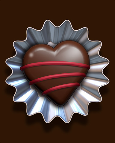 Heart Queen Truffle Badge - Pogo Addiction Solitaire HD