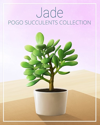 Jade Succulent Badge - Mahjong Garden HD