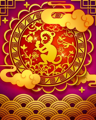 The Monkey Zodiac Badge - Canasta HD