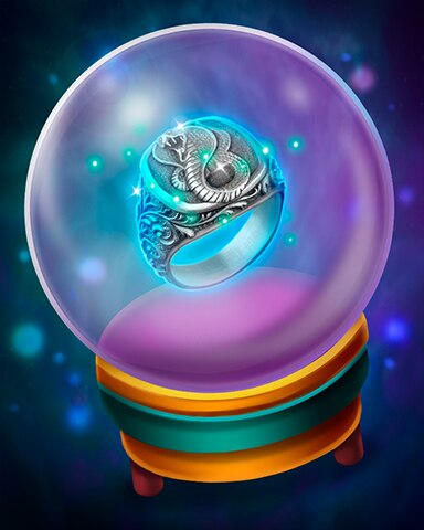 Serpant's Ring Badge - Claire Hart: Secret In The Shadows