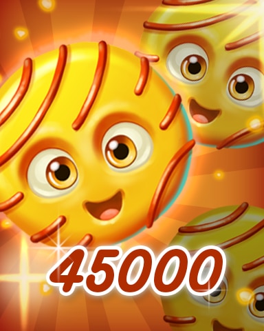Yellow Cookie 45000 Badge - Cookie Connect