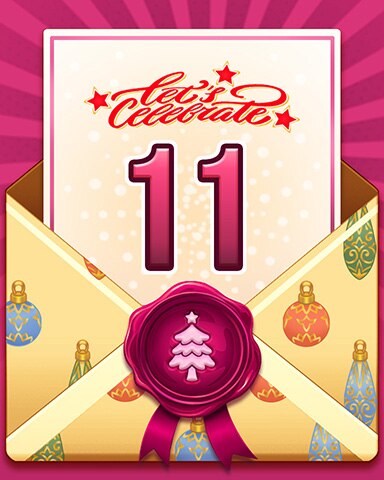 Happy Holidays 11 Badge - Poppit! HD